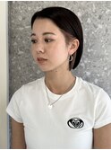 インナーカラーボブフェイスフレーミンググレージュベージュ30代