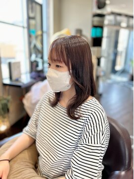 トゥファインラックス(toofineLuxe) 韓国風くびれミディアムヘア