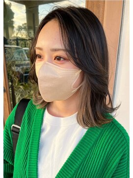 コポル(Copol) 季節の似合わせインナーカラー×ラテベージュ