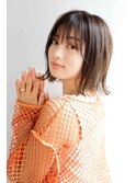 大人かわいい外ハネミニボブ