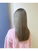 似合わせカットメルティカラー着物フェミニンロング