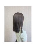 透明感グレージュカラー