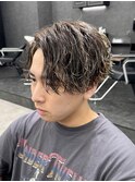 ツイストスパイラルパーマ/ハイライトカラー