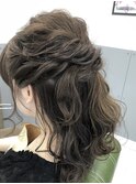 清楚さ◎ハーフアップアレンジ