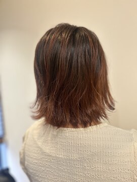 花鳥風月トータルビューティー オレンジベージュ/バレイヤージュ/ブリーチカラー