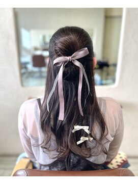 縦りぼんアレンジ