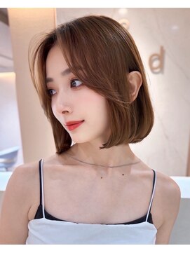 サンド ミュウ 横浜店(sand mieu) ぱつっとまとまる韓国風内巻きボブ