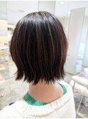 アレンジ沢山切りっぱなしボブ×marbb