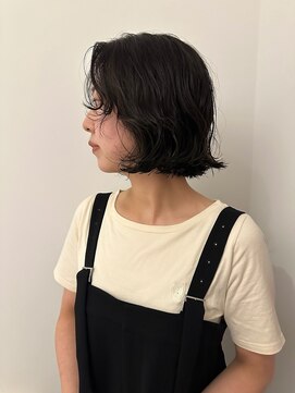 ニーム(nimes) ボブパーマ/黒髪パーマ/ドライパーマ/パーマ/ボブ