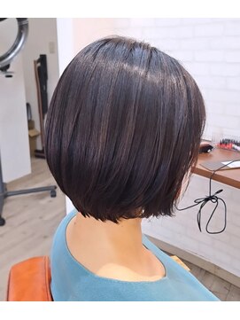 ヘアーサロン カヴィエ(hair salon covie) ショートボブ 縮毛矯正 ナチュラル縮毛矯正