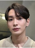men's/顔周り/ニュアンスパーマ/黒染め/韓国/ダウンパーマ