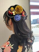 サロン ド オリーブ&nbsp;ハーフアップスタイル