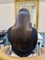 ロンドアベニール 北千住(Lond avenir)&nbsp;結べるレイヤーカット/グレージュブラウン/韓国巻き/顔周り