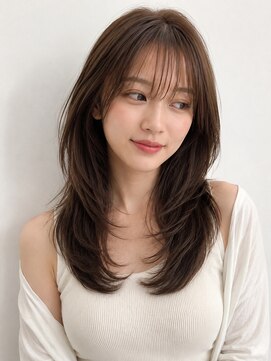 リヴアニバース(LIV ANNIBIRTH.) 面長さんに似合うロングレイヤー　＃顔周りレイヤー