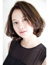 アミィヘアー(Ami Hair) 毛先カール大人ツヤボブ×チョコレートグロスブラウン