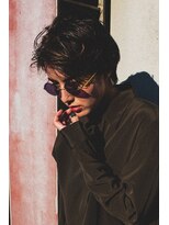 ハニーマスタード(HONEY MUSTARD)&nbsp;ラフにウェットな大人ハンサムショート