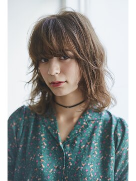 アドラーブル 松崎店(adorable) 【adorable】空気感♪ミックスウェーブ×ミディアムラフパーマ