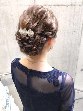 フレイム(FLAME) 【FLAME 天文館】お呼ばれヘアにオススメ☆波ウェーブアレンジ