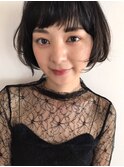 【VEIN】フレンチボブ　マニッシュ　ショート　ネイビーカラー