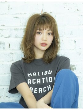 ロンド ストラーダ 心斎橋(Lond strada) 【津賀 涼】ショートグレージュカラーボブウルフココアベージュ