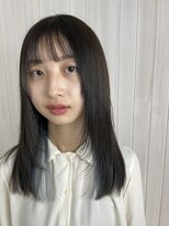 ペコリ ヘアールーム(PecoRi HAIR ROOM) 夏の透明感ブルーインナーカラー