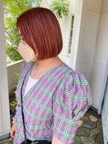 リィベ(Liibe)&nbsp;guest snap　#ダブルカラー#コーラル#ボブ