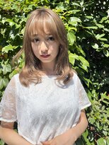 ディフィー 渋谷(defi)&nbsp;大人可愛い レイヤーカット シースルーバング ★