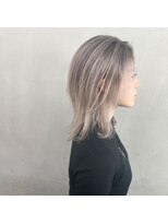 タグ(#tag)&nbsp;#ホワイトベージュ×ミディアムウルフ