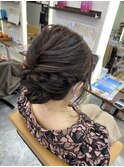 ゆるふわまとめ髪