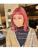 チェリーピンク×ミディアムレイヤー