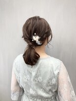 トップヘアー 中庄店(TOP HAIR fuapua) 結婚式ヘアセット『Nao』