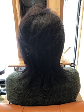 フレンズ 手稲店(friend's) アウトラインを繋げたスタイル