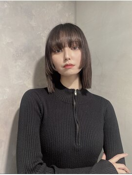 フォルテ ギンザ(FORTE GINZA) 切りっぱなしボブ 顔まわりレイヤーカット