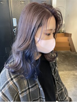 ムード マグ レーベル 南松本(MOOD Mag Label) 【MOOD】10代20代/透明感カラー/インナーカラー