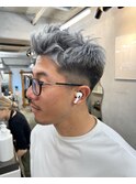 MEN’S HAIR×グレージュカラー