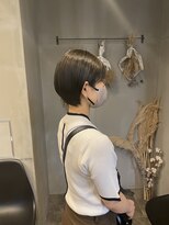 フレーム なんば店(FRAME) ▽ショート×グレージュ