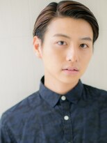 メンズヘア ビーセカンド 草加店(MENS HAIR B-2) サイドパートで好感度UP！アースカラーショートU草加