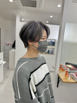 エルエスヘアー(LS HAIR) 【LS HAIR片山】大人気ハンサムショート×グレージュカラー◎