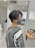 【LS HAIR片山】大人気ハンサムショート×グレージュカラー◎