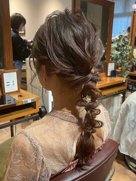 ミスト(mist) 〔mist:Yoko〕ヘアアレンジ/結婚式/ブライダル/編みおろし #0