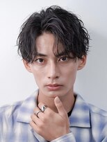 ゼロ 渋谷(XeRo)&nbsp;【ウェーブセンター】前下がり　波巻きスパイラル