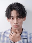 【ウェーブセンター】前下がり 波巻きスパイラル
