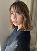 20代30代40代◎ケアカラーエアリー美髪ボブ【髪質改善】