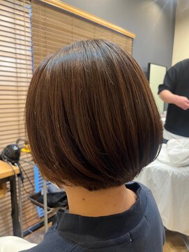 アルター(aL ter) ひし形ボブ［切りっぱなしボブ//美髪/ピンクブラウン/鎌取］