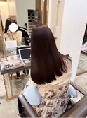 大人女性に大人気！ブリーチなし、くすみピンクラベンダー