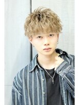 リップス レイ ギンザ(LIPPS Ray GINZA)&nbsp;無造作スパイラルツーブロック刈り上げマッシュ