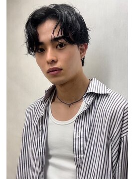 ガーデン タチカワ(garden tachikawa) 【立川メンズ】ニュアンスセンター波巻き刈り上げマッシュ