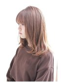 ミルクブラウン/ダークパープル/ナチュラルショート/夏/町田