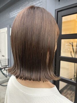 エデン(eden) 外はねボブ×透明感ベージュ
