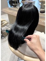 ジーナ 渋谷本店(Zina)&nbsp;★透明感×大人クール　グレーブラックミディアム【芳賀健吾】